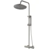 Marho Valdra thermostatische regendouche set opbouw geborsteld staal