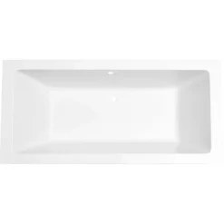Marho Zephyra SQ inbouw duo ligbad mat wit 180 x 80 x 49 cm