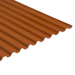 Dakbedekking Schuine Daken > Martens Damwandplaat / Trapezeplaat PVC rood 92,8x214 cm