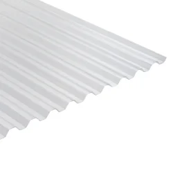 Dakbedekking Schuine Daken > Martens Damwandplaat / Trapezeplaat PVC Transparant 92,8x214 cm