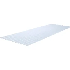 Dakbedekking Schuine Daken > Martens Polyester Golfplaat 76/ 18 Naturel 244 x 83 cm