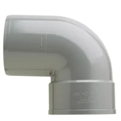 Rioleringsbuizen|Afvoerbuizen & Hulpstukken > Martens PVC bocht 90° grijs 1x mof 110 mm