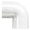 Rioleringsbuizen|Afvoerbuizen & Hulpstukken > Martens PVC bocht 90° wit 2x mof 32 mm