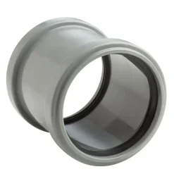 Rioleringsbuizen|Afvoerbuizen & Hulpstukken > Martens PVC schuifmof 75 mm 2x manchet