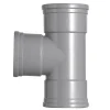 Rioleringsbuizen|Afvoerbuizen & Hulpstukken > Martens PVC T-stuk 90° 3x manchet 110 mm