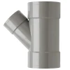 Rioleringsbuizen|Afvoerbuizen & Hulpstukken > Martens PVC T-stuk 45° 3x Mof 110 x 75 mm