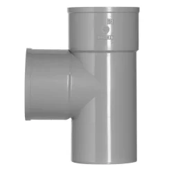 Rioleringsbuizen|Afvoerbuizen & Hulpstukken > Martens PVC T-stuk 90° 2x Mof 40 x 40 mm