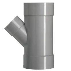 Rioleringsbuizen|Afvoerbuizen & Hulpstukken > Martens PVC T-stuk 45° 3x Mof 125 x 75 mm