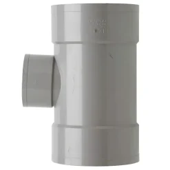 Rioleringsbuizen|Afvoerbuizen & Hulpstukken > Martens PVC T-stuk 90° 3x Mof 125 x 75 mm