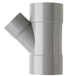 Afvoerbuizen & Hulpstukken > Martens PVC T-stuk 45° 3x Mof 75 x 50 mm