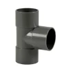 Rioleringsbuizen|Afvoerbuizen & Hulpstukken > Martens t-stuk 90 graden mof grijs 40 mm