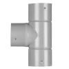 Tuinafwatering|Afvoerbuizen & Hulpstukken > Martens T-stuk PVC grijs t.b.v. drainagebuis 80x80x80 mm