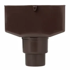Goten & Regenpijpen > Martens vergaarbak met overloop bruin 80x100 mm
