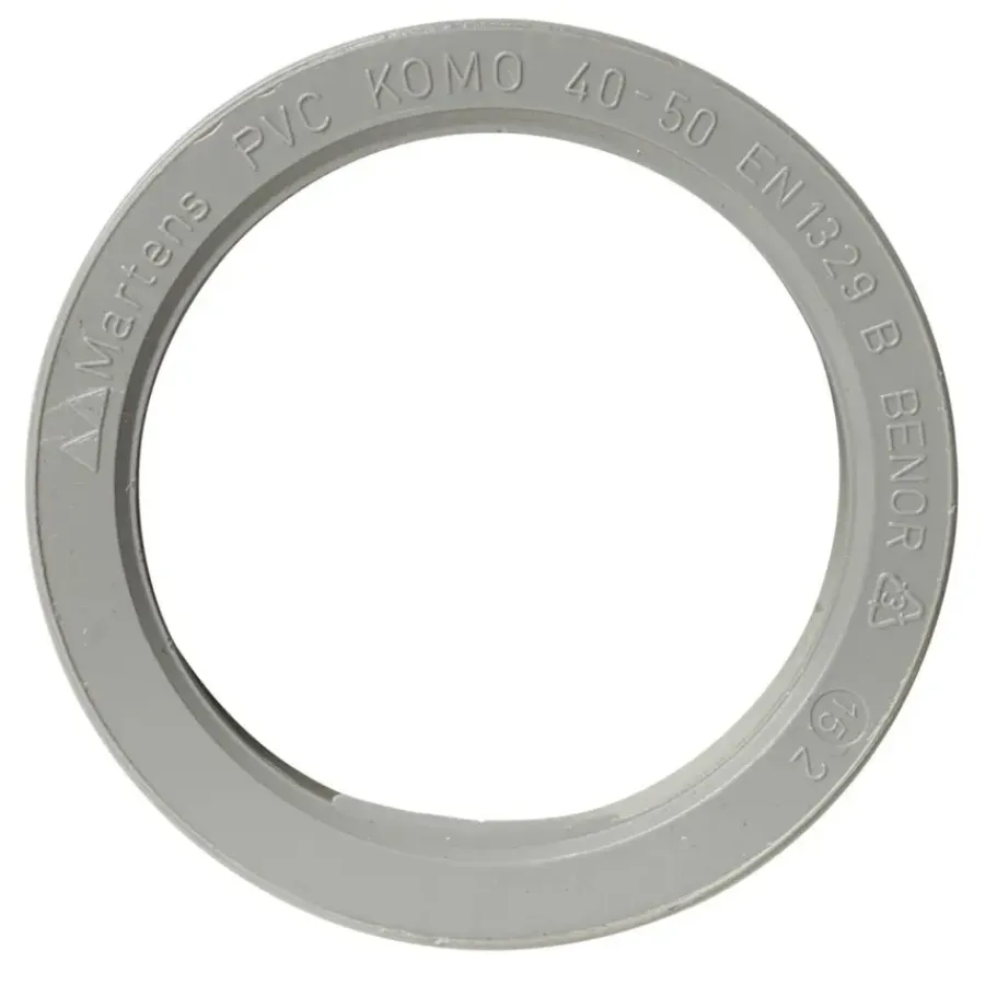 Rioleringsbuizen|Afvoerbuizen & Hulpstukken > Martens verloop grijs 40 - 50 mm
