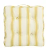 Matraskussen 45 x 45 x 7 cm oker wit