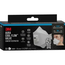 Persoonlijke Bescherming > 3M  Aura stofmasker 9322 FFP2 met ventiel