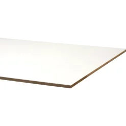 Constructieplaten|Alle Houten Platen > Geen MDF-plaat wit lakdraagfolie 244 x 122 cm 18 mm