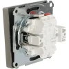 Schakelaars|Stopcontacten & Overige Contactdozen > Schneider Electric Merten D-Life inbouw serieschakelaar edelstaal