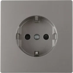 Inbouw Schakelmateriaal|Stopcontacten & Overige Contactdozen > Schneider Electric Merten D-Life Inbouw Stopcontact Enkel RA RVS
