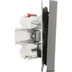 Schakelaars > Schneider Electric Merten D-Life inbouw wisselschakelaar edelstaal