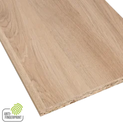 Meubelpanelen|Timmerpanelen > Geen Meubelpaneel gebleekt eiken ABS fingerprint proof 240x40 cm 18 mm