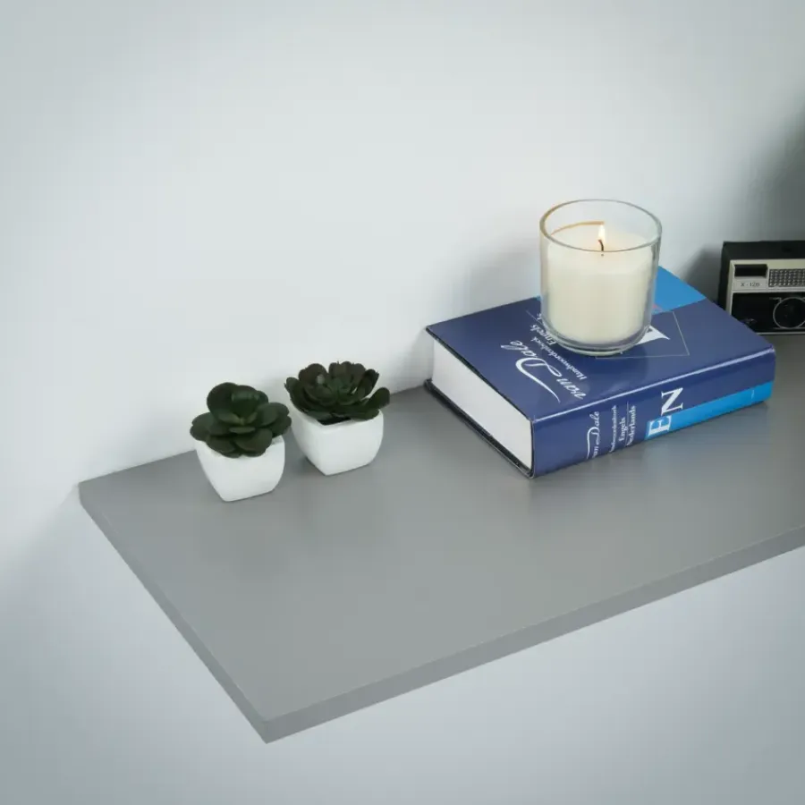 Meubelpanelen|Timmerpanelen > Geen Meubelpaneel inox metallic ABS 120x40 cm 18 mm