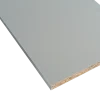 Meubelpanelen|Timmerpanelen > Geen Meubelpaneel inox metallic ABS 240x30 cm 18 mm