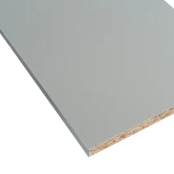 Meubelpanelen|Timmerpanelen > Geen Meubelpaneel inox metallic ABS 240x30 cm 18 mm