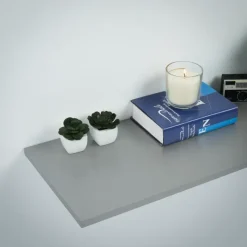 Meubelpanelen|Timmerpanelen > Geen Meubelpaneel inox metallic ABS 80x40 cm 18 mm