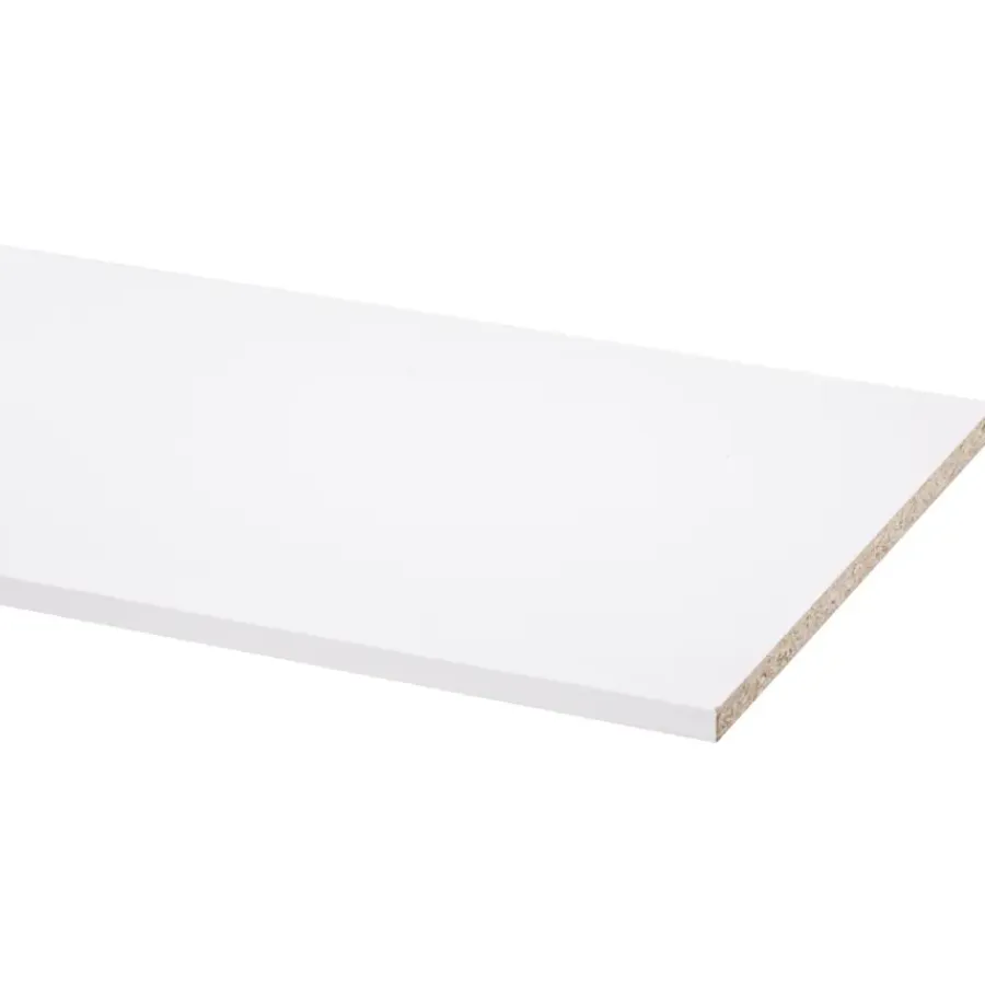 Meubelpanelen|Timmerpanelen > Geen Meubelpaneel wit 250x40 cm dikte 18 mm