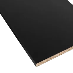 Meubelpanelen|Timmerpanelen > Geen Meubelpaneel zwart ABS 240x40 cm 18 mm