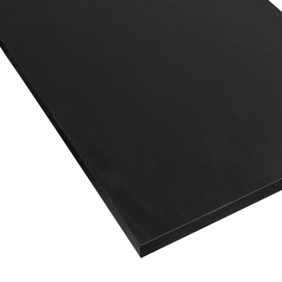 Meubelpanelen|Timmerpanelen > Geen Meubelpaneel zwart eiken ABS 120x30 cm 18 mm