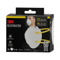 Persoonlijke Bescherming > 3M fijn stof masker cupvorm 8710C3N 3 stuks