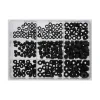 Moerenset RVS Zwart m4-m6 270st