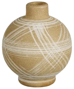 Moma kandelaar bruin - h14,5xd12,5cm