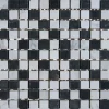 Mozaiek Wit/Zwart/Grijs 30X30CM 4 stuks