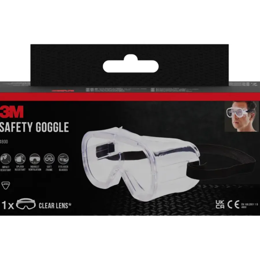 Persoonlijke Bescherming > 3M ruimzichtbril standaard anti-splash