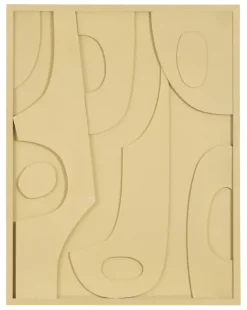 Muurdecoratie licht bruin FSC 100% - l70xb2xh90cm