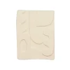 Muurdecoratie l.roze - l18,5xb24xh1,5cm
