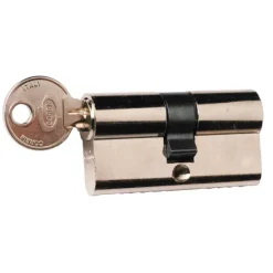 Cilinders|Cilinders > Nemef profielcilinder nikkel 30/30 mm gelijksluitend (2 stuks)