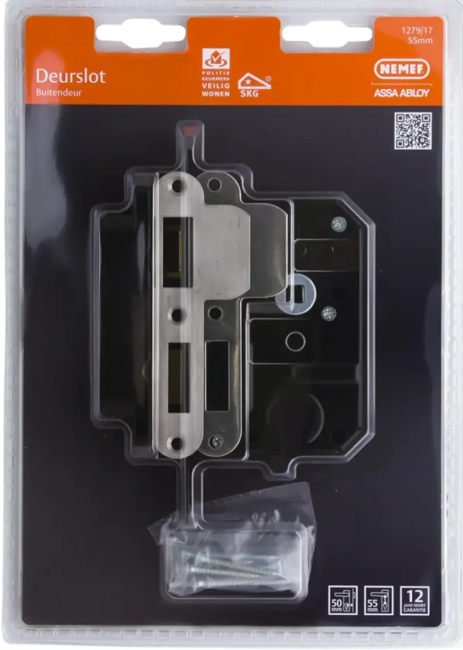Deursloten|Cilinders > Nemef 1200 serie veiligheidsslot SKG1 buitendeur 55 mm