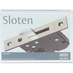 Deursloten|Cilinders > Nemef veiligheidsbijzetslot 4228/17-60mm SKG**