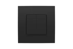 Dimmers|Inbouw Schakelmateriaal > Niko Hue Dimschakelaar Intense Matt Black