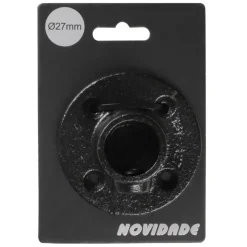 Novidade steigerbuis koppelstuk voetplaat zwart ø 27 mm