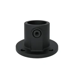 Novidade steigerbuis koppelstuk voetplaat zwart ø 27 mm