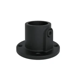 Novidade steigerbuis koppelstuk voetplaat zwart ø 21 mm
