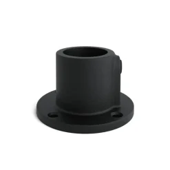 Novidade steigerbuis koppelstuk voetplaat zwart ø 21 mm