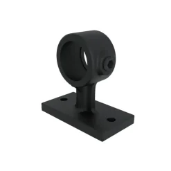 Novidade steigerbuis koppelstuk leuningdrager zwart ø 27 mm
