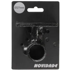 Novidade steigerbuis koppelstuk leuningdrager zwart ø 27 mm