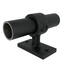 Novidade steigerbuis koppelstuk leuningdrager zwart ø 27 mm